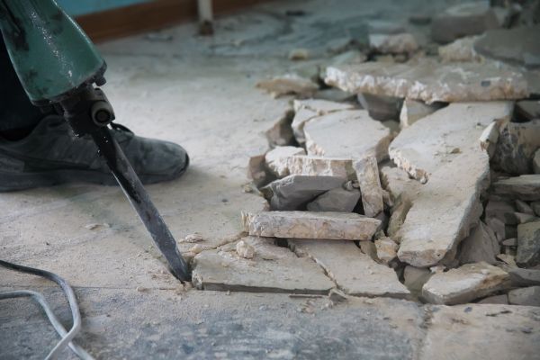 Concrete Porch Removal in Mishawaka